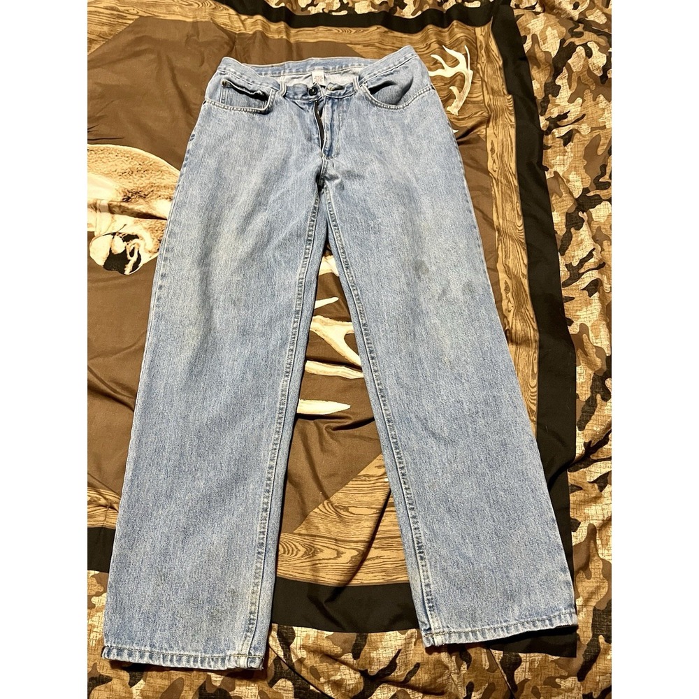 Open Trails Authentic‎ Stonewashed Jeans Men's Size 34x32 Some Staining
